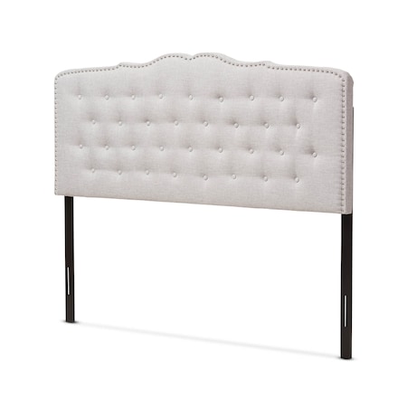 Baxton Studio Lucy Modern Greyish Beige King Size Headboard 135-7278